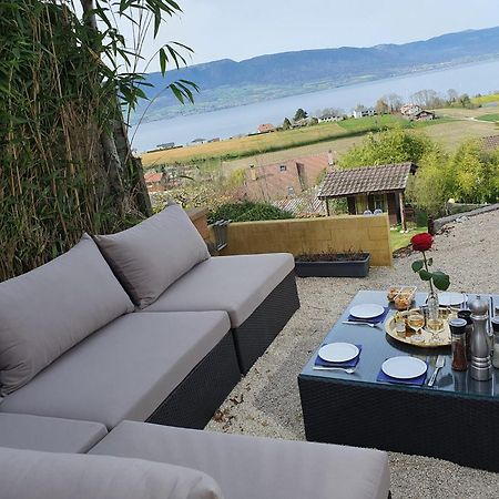Chalet With Stunning Lake And Mountain Views Avec Une Vue A Couper Le Souffle, Une Spacieuse Terrasse Et Jardin Chatillon  Zewnętrze zdjęcie
